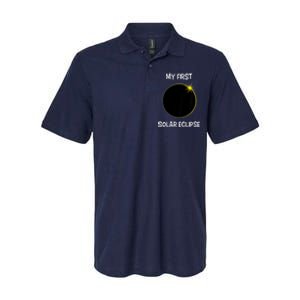 Solar Eclipse My First Solar Eclipse 2024 Eclipse Softstyle Adult Sport Polo