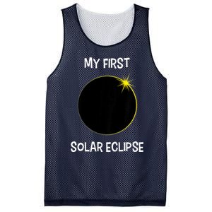 Solar Eclipse My First Solar Eclipse 2024 Eclipse Mesh Reversible Basketball Jersey Tank