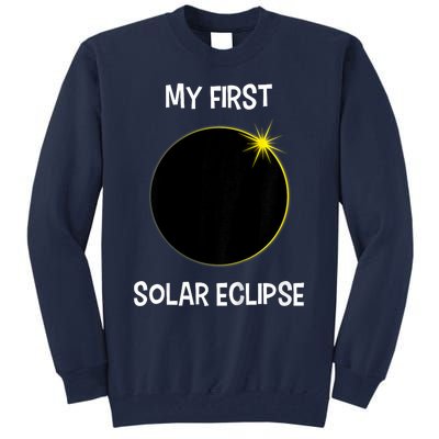 Solar Eclipse My First Solar Eclipse 2024 Eclipse Tall Sweatshirt