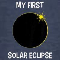 Solar Eclipse My First Solar Eclipse 2024 Eclipse Vector Backpack