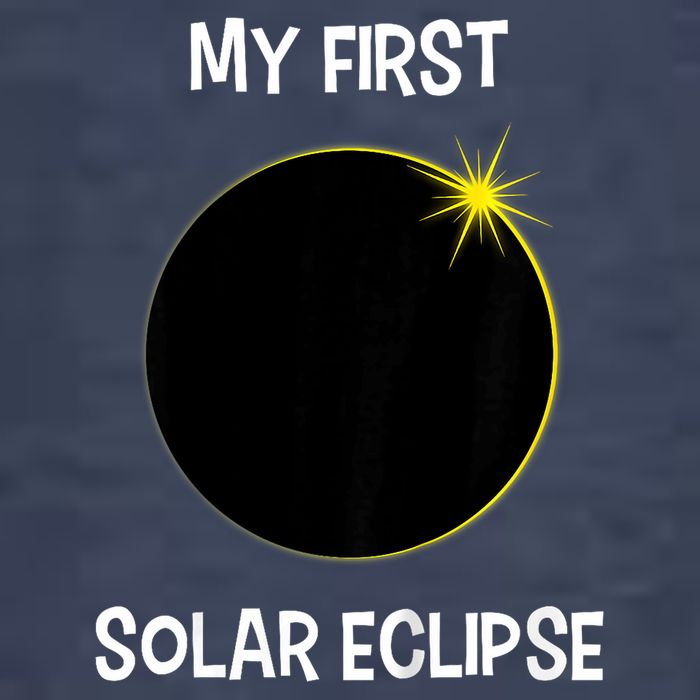 Solar Eclipse My First Solar Eclipse 2024 Eclipse Vector Backpack