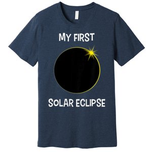 Solar Eclipse My First Solar Eclipse 2024 Eclipse Premium T-Shirt