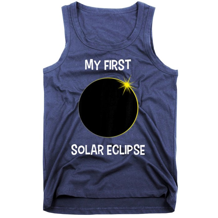 Solar Eclipse My First Solar Eclipse 2024 Eclipse Tank Top