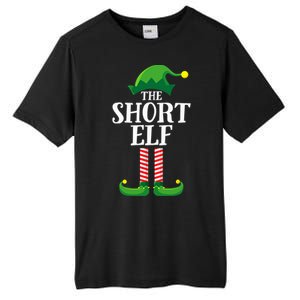 Short Elf Matching Family Group Christmas Party Tall Fusion ChromaSoft Performance T-Shirt