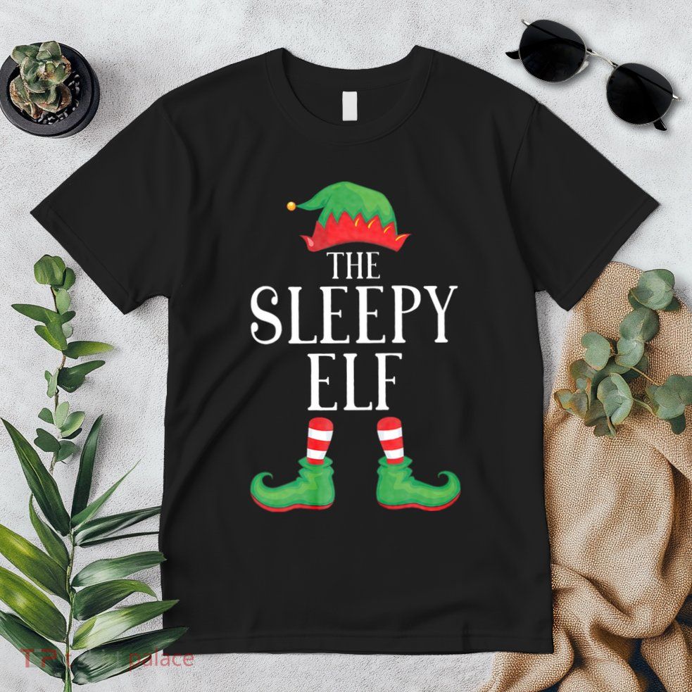 Sleepy Elf Matching Group Xmas Funny Family Christmas Premium T-Shirt