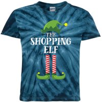 Shopping Elf Matching Family Group Christmas Party Kids Tie-Dye T-Shirt