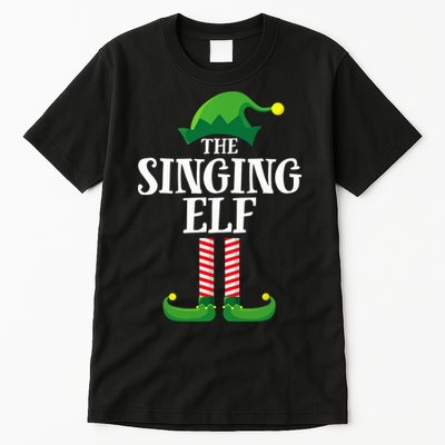Singing Elf Matching Family Group Christmas Party Tall T-Shirt