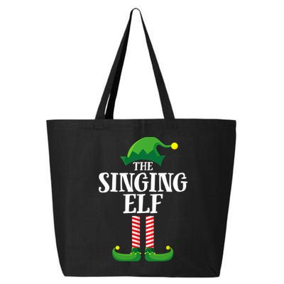 Singing Elf Matching Family Group Christmas Party 25L Jumbo Tote