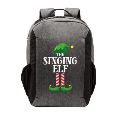 Singing Elf Matching Family Group Christmas Party Vector Backpack
