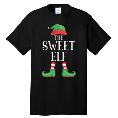 Sweet Elf Matching Group Xmas Funny Family Christmas Tall T-Shirt