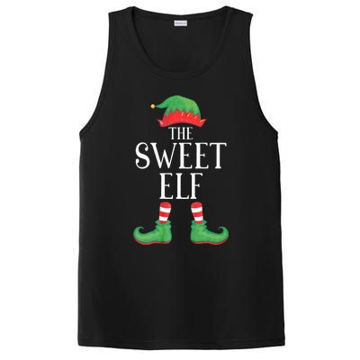 Sweet Elf Matching Group Xmas Funny Family Christmas PosiCharge Competitor Tank