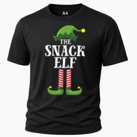 Snack Elf Matching Family Group Christmas Party Cooling Performance Crew T-Shirt