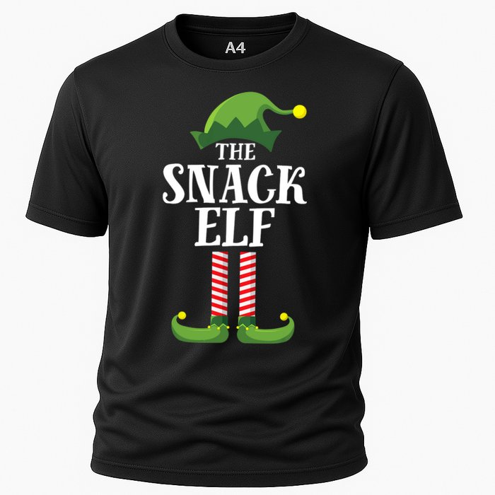 Snack Elf Matching Family Group Christmas Party Cooling Performance Crew T-Shirt