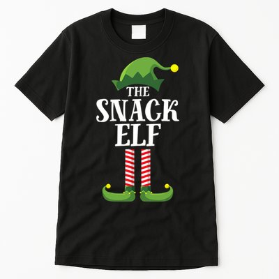 Snack Elf Matching Family Group Christmas Party Tall T-Shirt