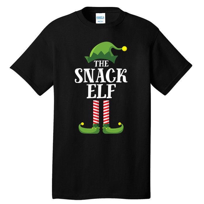 Snack Elf Matching Family Group Christmas Party Tall T-Shirt