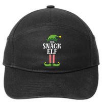 Snack Elf Matching Family Group Christmas Party 7-Panel Snapback Hat
