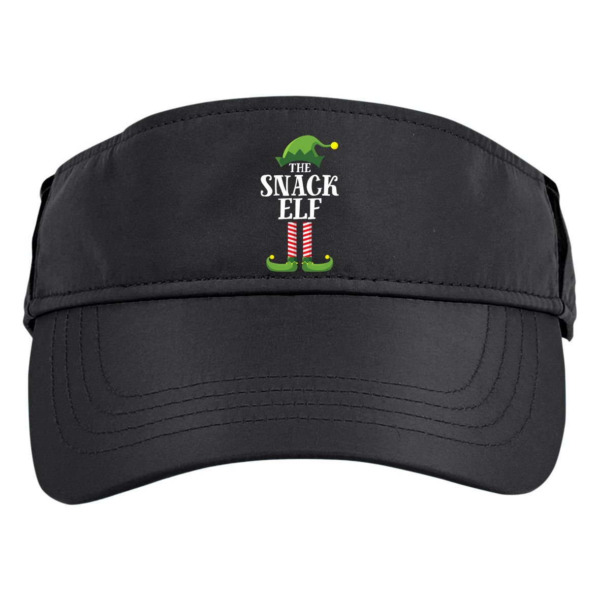 Snack Elf Matching Family Group Christmas Party Adult Drive Performance Visor