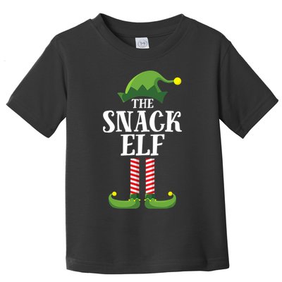 Snack Elf Matching Family Group Christmas Party Toddler T-Shirt