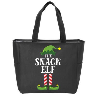 Snack Elf Matching Family Group Christmas Party Zip Tote Bag