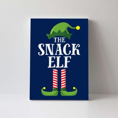 Snack Elf Matching Family Group Christmas Party Canvas