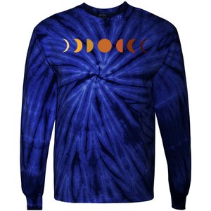 Solar Eclipse Moon Tie-Dye Long Sleeve Shirt