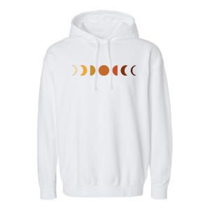 Solar Eclipse Moon Garment-Dyed Fleece Hoodie