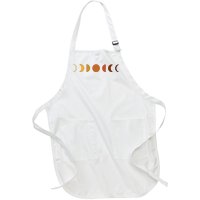 Solar Eclipse Moon Full-Length Apron With Pockets