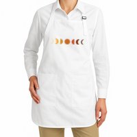Solar Eclipse Moon Apron