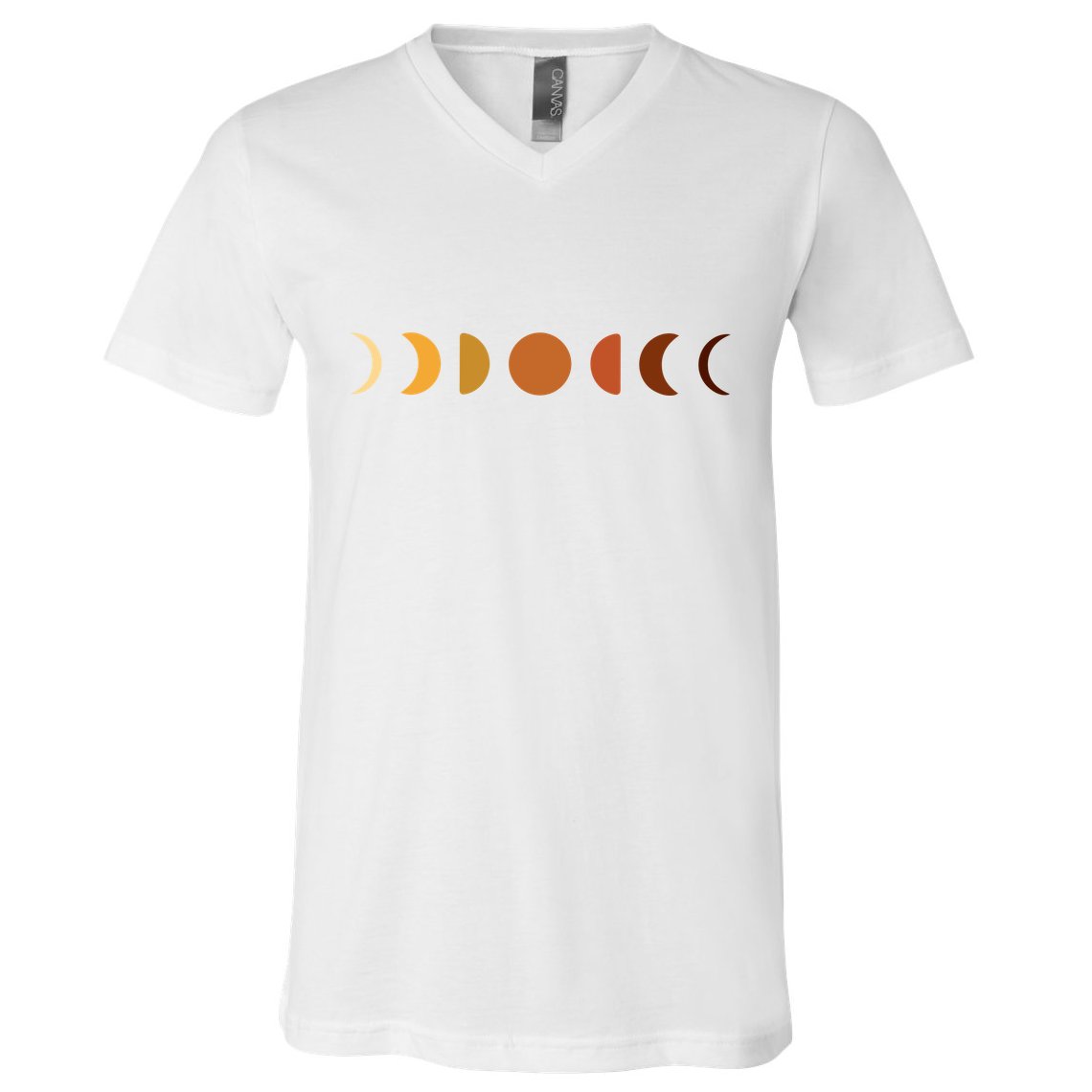 Solar Eclipse Moon V-Neck T-Shirt