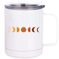 Solar Eclipse Moon 12 oz Stainless Steel Tumbler Cup