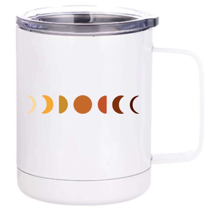 Solar Eclipse Moon 12 oz Stainless Steel Tumbler Cup