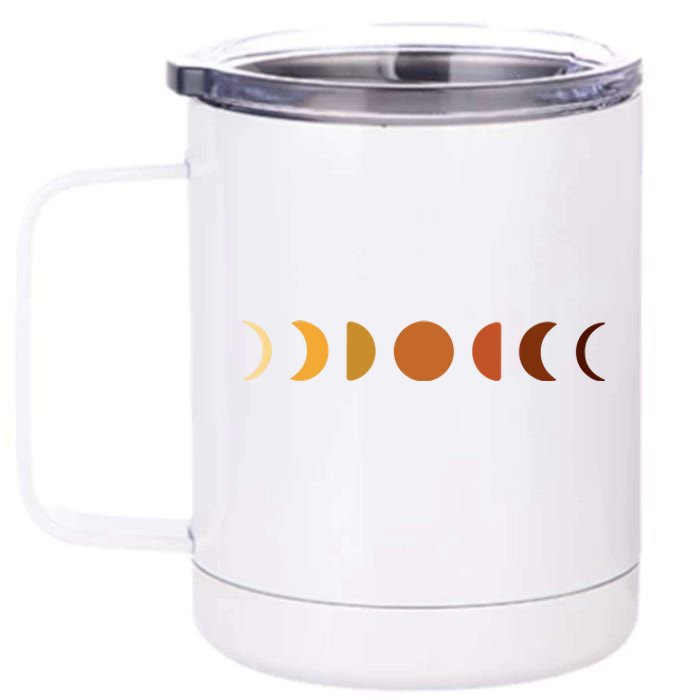 Solar Eclipse Moon 12 oz Stainless Steel Tumbler Cup