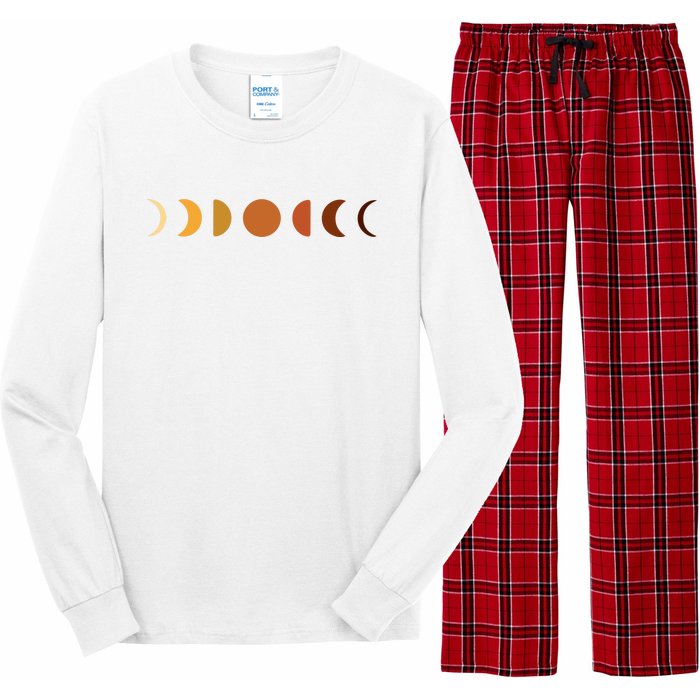 Solar Eclipse Moon Long Sleeve Pajama Set