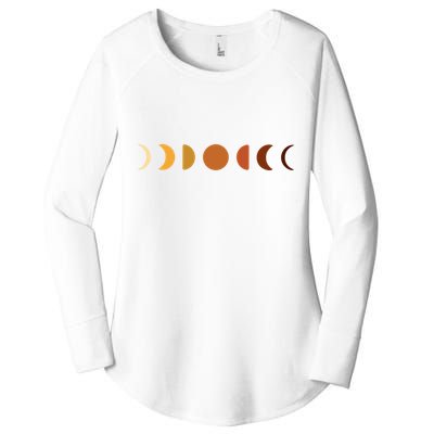 Solar Eclipse Moon Women's Perfect Tri Tunic Long Sleeve Shirt