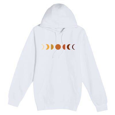 Solar Eclipse Moon Premium Pullover Hoodie