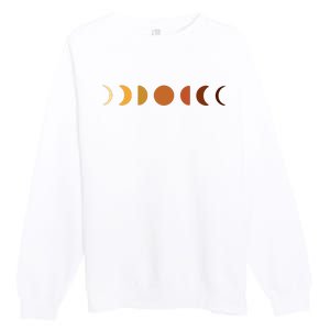 Solar Eclipse Moon Premium Crewneck Sweatshirt