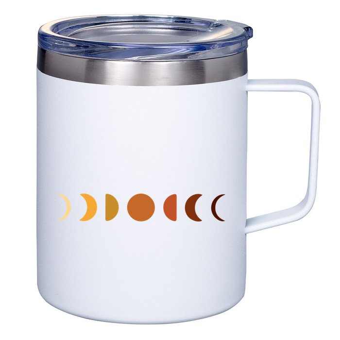 Solar Eclipse Moon 12oz Stainless Steel Coffee Mug