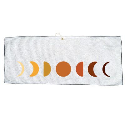 Solar Eclipse Moon Large Microfiber Waffle Golf Towel