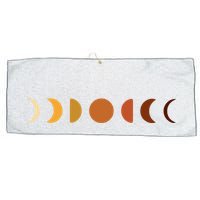 Solar Eclipse Moon Large Microfiber Waffle Golf Towel