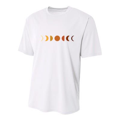 Solar Eclipse Moon Youth Performance Sprint T-Shirt