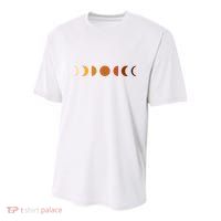 Solar Eclipse Moon Youth Performance Sprint T-Shirt