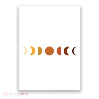 Solar Eclipse Moon Poster