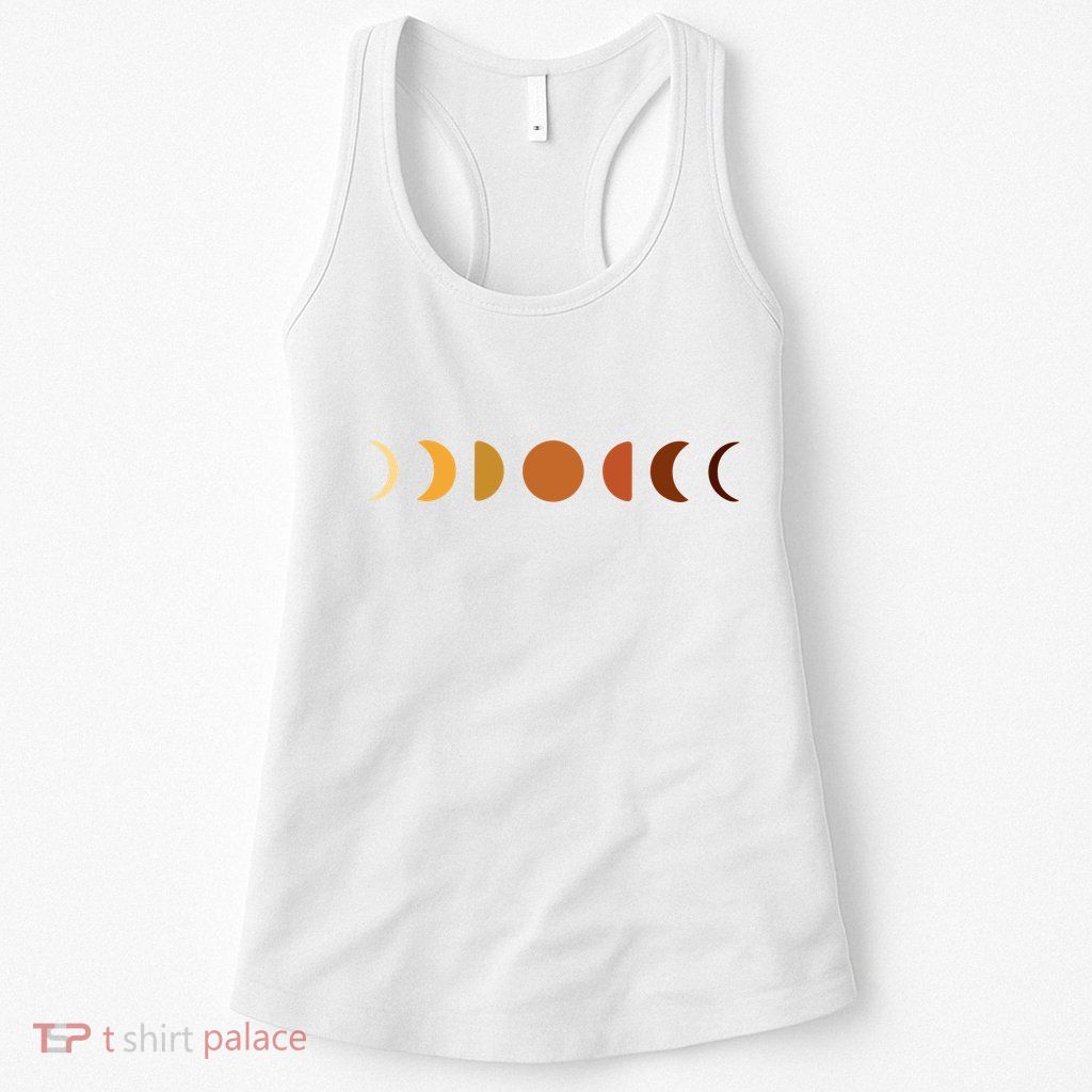 Solar Eclipse Moon Womens Tank Top