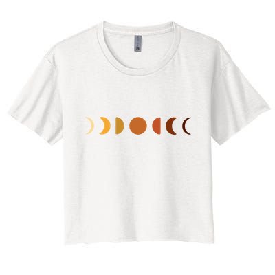 Solar Eclipse Moon Crop Top
