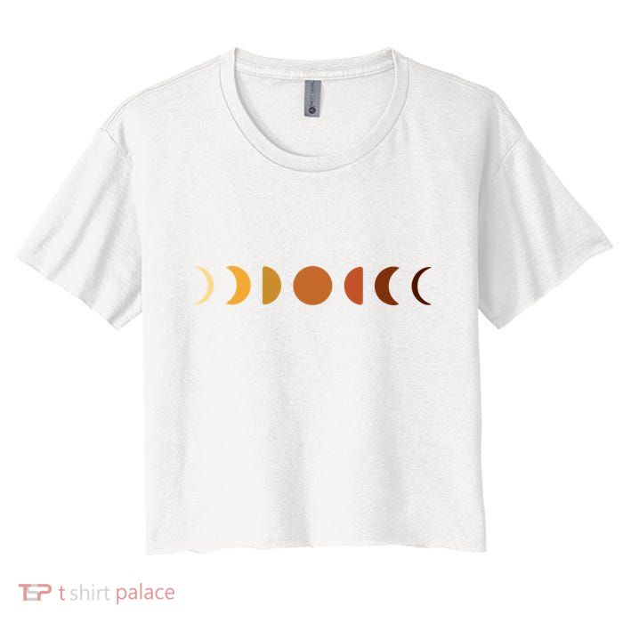 Solar Eclipse Moon Crop Top