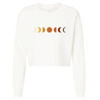 Solar Eclipse Moon Cropped Pullover Crew