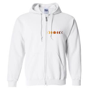 Solar Eclipse Moon Full Zip Hoodie