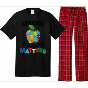 Special Education Matters Autism Awareness Gift Cool Gift Pajama Set