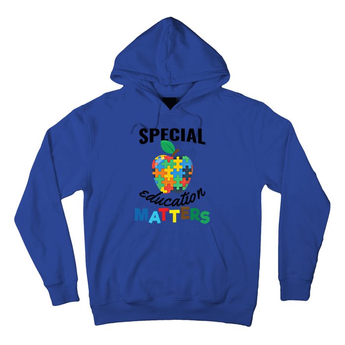 Special Education Matters Autism Awareness Gift Cool Gift Hoodie