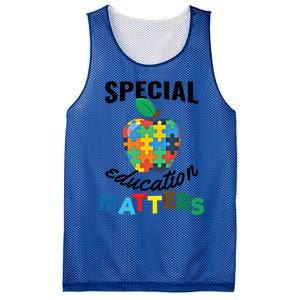 Special Education Matters Autism Awareness Gift Cool Gift Mesh Reversible Basketball Jersey Tank